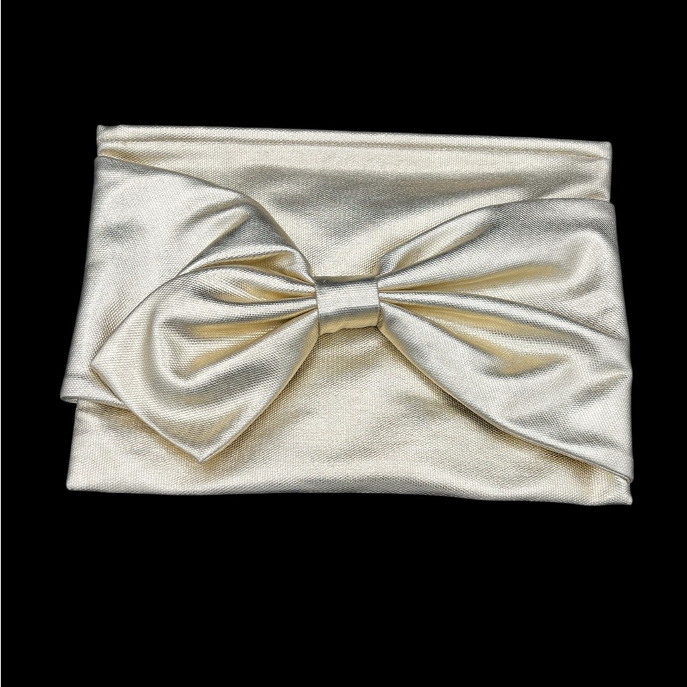 kate spade Cream Clutch with Bow